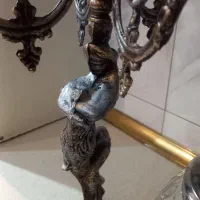 جفت شمعدان فلزی