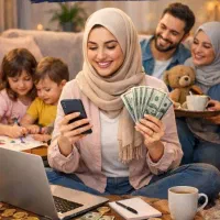 کار در منزل با گوشی