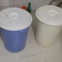 سطل پلاستیکی در حد نو