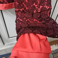 کت نیم تنه گیپور ابریشمی  سایز ۴۶/ ۴۸