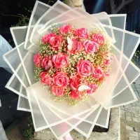 دست گل و باکس گل  های روبانی