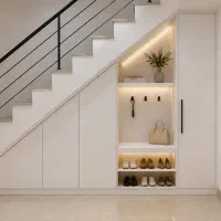 زیرپله‌ات رو تبدیل کن به یه فضای خفن و کاربردی
