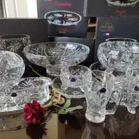 سرویس کریستال لهستان خورشیدی100٪ اصل آکبند۱۲نفره