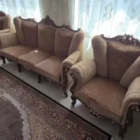 مبل سلطنتی چوبی ۹ نفره