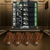 قفل کننده ریموتی شاسی داخل آسانسور