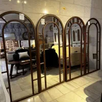 آینه قدی پنجره ای چوب روس زرکالا مدل 3