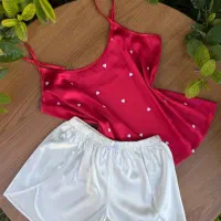 لباس خواب ساتن عمده و تک