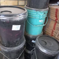 سطل پلاستیکی رنگ و بشکه تینری