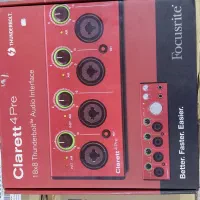 کارت صدا Focusrite Clarett 4Pre Thunderbolt آکبند