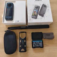 دوربین اینستا۳۶۰  insta 360 x4 در حد نو