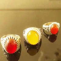 سه عدد انگشتر نقره شیک و زیبا.35گرم