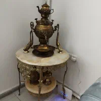 میز برنجی 70سانتی  وتمام وسایل