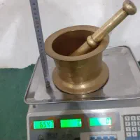 هاونگ برنجی دوران پهلوی وزن 6کیلو543 گرم
