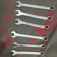 مجموعه آچار یک سر تخت یک سر رینگی