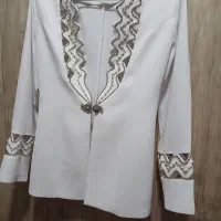 کت سفید سایز ۳۶ یا ۳۸