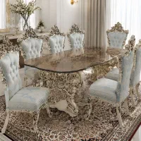 ناهارخوری ۸ نفره سلطنتی مدل امپراتور (کاملاً نو)