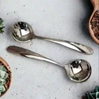 ملاقه خورشت استیل یونیک