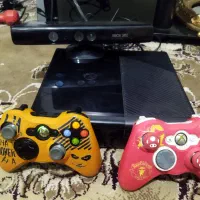 ایکس باکس 360 سوپر اسلیم پرو دو دسته با کینکت