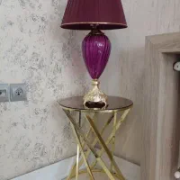 آباژور با میز طلایی