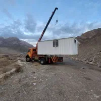 جرثقیل قهرمانی .امداد خودرو.کفی ۵ تنی دکل بلند
