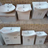 روشویی کابینتی سفید