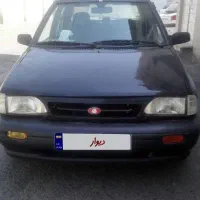 پراید مدل 82 سرمه ای تیره متالیک دنده اتوماتیک