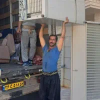 کارگر اسباب اثاثیه حمل باراثاث کشی باربری جابجایی