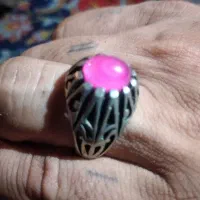 انگشتر نقره ۹۲۵ چشم گربه ای