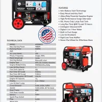 موتور برق AiPower مدل A15000CE  توان ۹۰۰۰ وات
