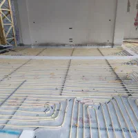 گرمایش از کف  با سیستم کنترل گرما با دماسنج محیط