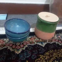 ظروف سفالی و *یکبار مصرف * نو زیر قیمت