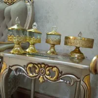 قندان شکلات خوری طلایی