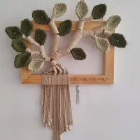 جاکلیدی دیواری مکرومه