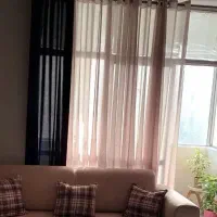 پرده کتان و حریر