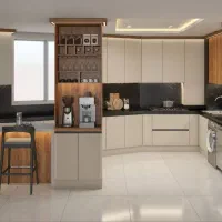 ساخت انواع کابینت و درب چوبی Hpl به صورت درصدی