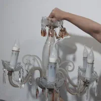 لوستر|لوستر و چراغ آویز|رودبنه, |دیوار