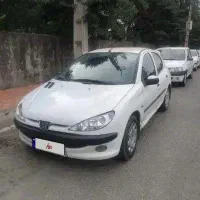 ۲۰۶ سفید تیپ ۵ لاستیک نو مدل ۹۰
