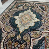 یک جفت فرش۹متری سرمه ای تمیز در حد نو