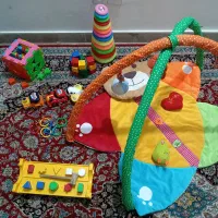 اسباب بازی سیسمونی و تشک بازی