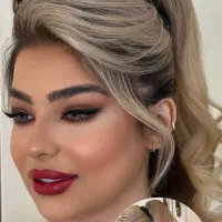 عروس.میکاپ.شنیون.انواع رنگ ها با تکنیک های جدید