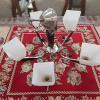 یک جفت لوستر چوبی فلزی.قیت هر دو ۳۵۰۰|لوستر و چراغ آویز|تهران, جمال‌زاده|دیوار