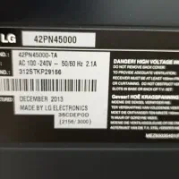 تلویزیون ۴۲ اینچ LG پلاسما مدل PN45000