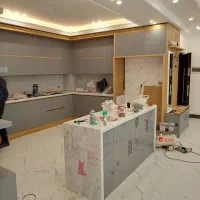 کابینت مدرن ایستاده با تاج 35 سانتی