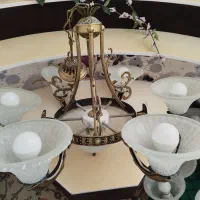 3 عدد لوستر شیک طرح برنز