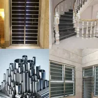 نرده استیل حفاظ امنیتی پنجره تراس درب