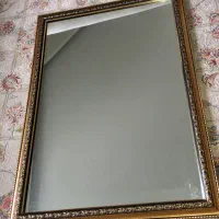 آینه درجه ۱ فای چوبی طلائی کار شده