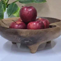ظروف چوبی دفرمه دست ساز
