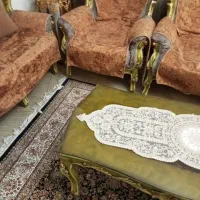 مبل استیل چوب گردو شیک