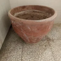 دو عدد گلدان بزرگ سفال 53×53