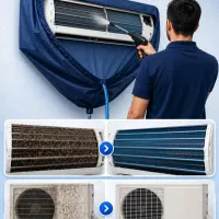 سرویس تخصصی کولرگازی((بدون نیاز به بازکردن کولر))